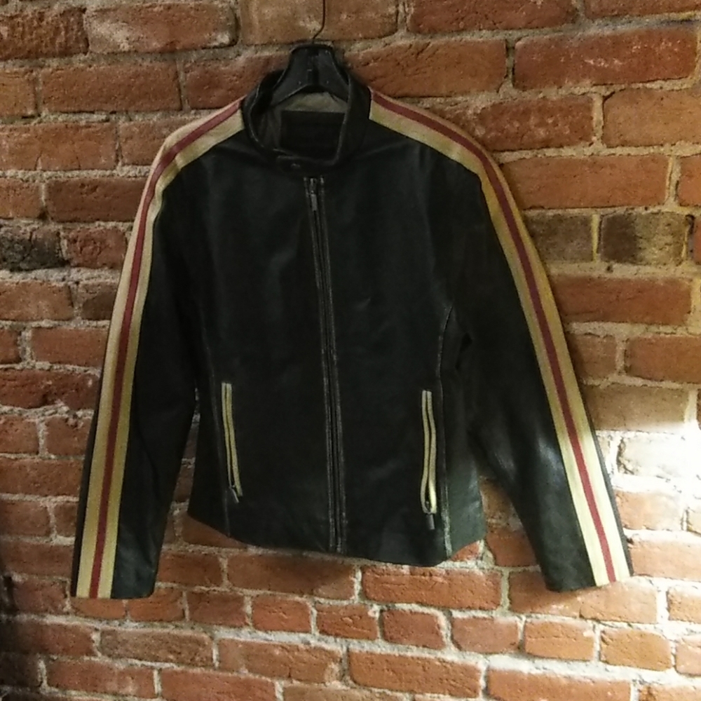 Dona Michi Leather racing jacket